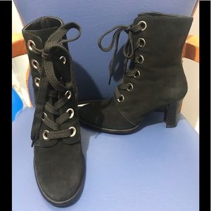 Sam & Libby black suede Kate boots